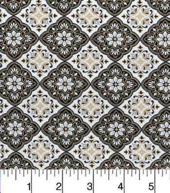 buttercream audrey collection cotton fabric-gray quatrefoil metallic|Buttercream .